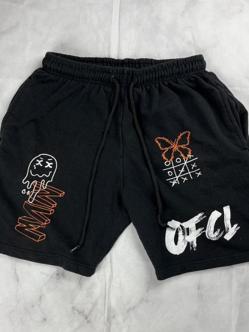 🖤 BoohooMAN Graphic Sweat Shorts 🖤
